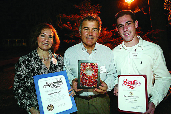 Captain Vineyards Sustainability Award