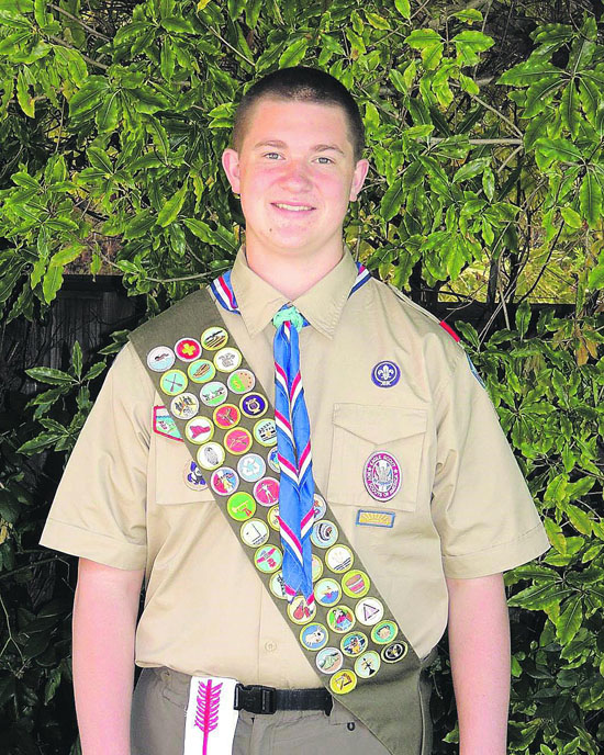 Eagle Scout Earns Fourth Palm