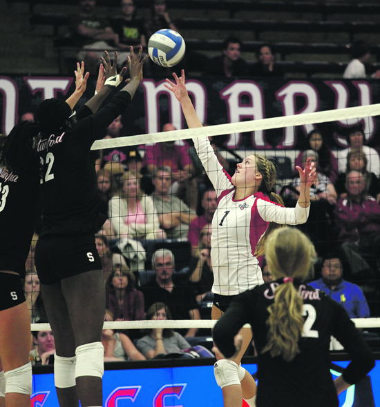 Saint Mary's Volleyball Opens WCC Play St. Mary's College SMC