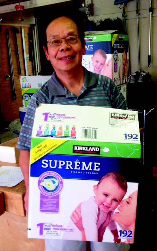 Kiwanis Helps Babies with Diaper Donation